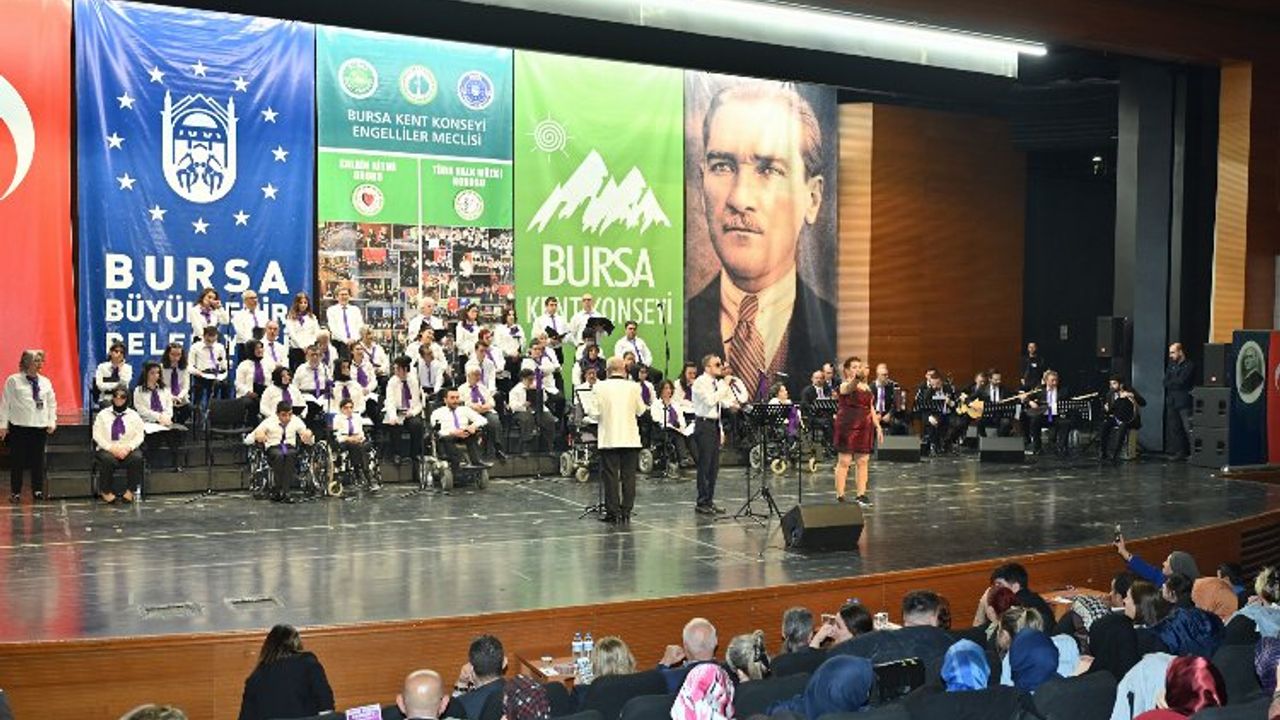 Bursa’da Engelliler Meclisi’nden ‘Bahara merhaba’ konseri