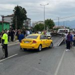 Düzce’de trafikte yarış kazayla sonuçlandı!