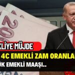 En Düşük Emekli Maaşı 15000 TL Olacak! 4A 4B 4C Emekli Zam Oranları Belli Oldu!